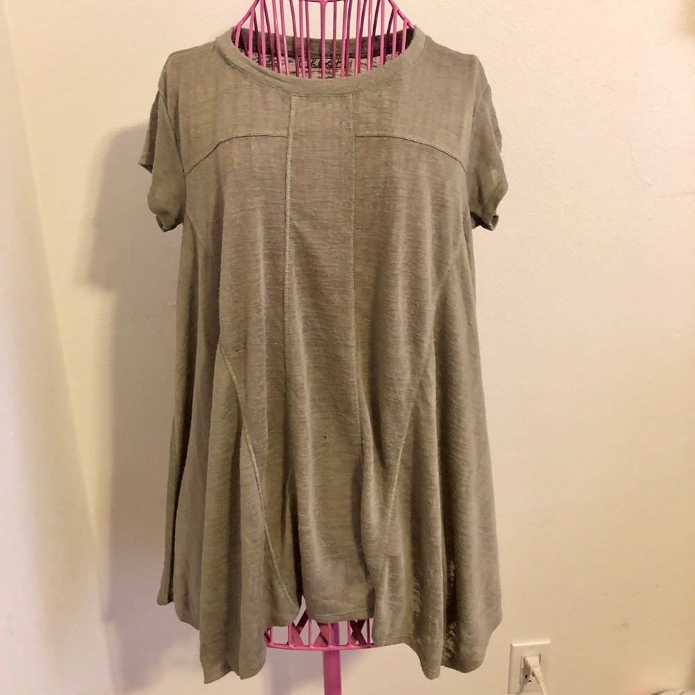 Nordstrom - Chloe K Tunic Shirt Army Green